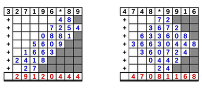 30_38 Multiplikation Rattenschwanz-kurz achtstellig