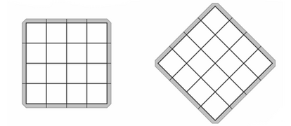 80_10 Geometrie Würfel Bauplan Grundfläche